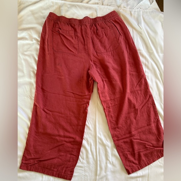 Wide leg linen pant - Picture 4 of 4